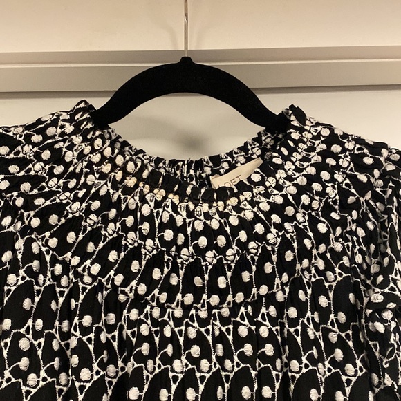 Black and White Ann Taylor Loft midi dress - Picture 7 of 7